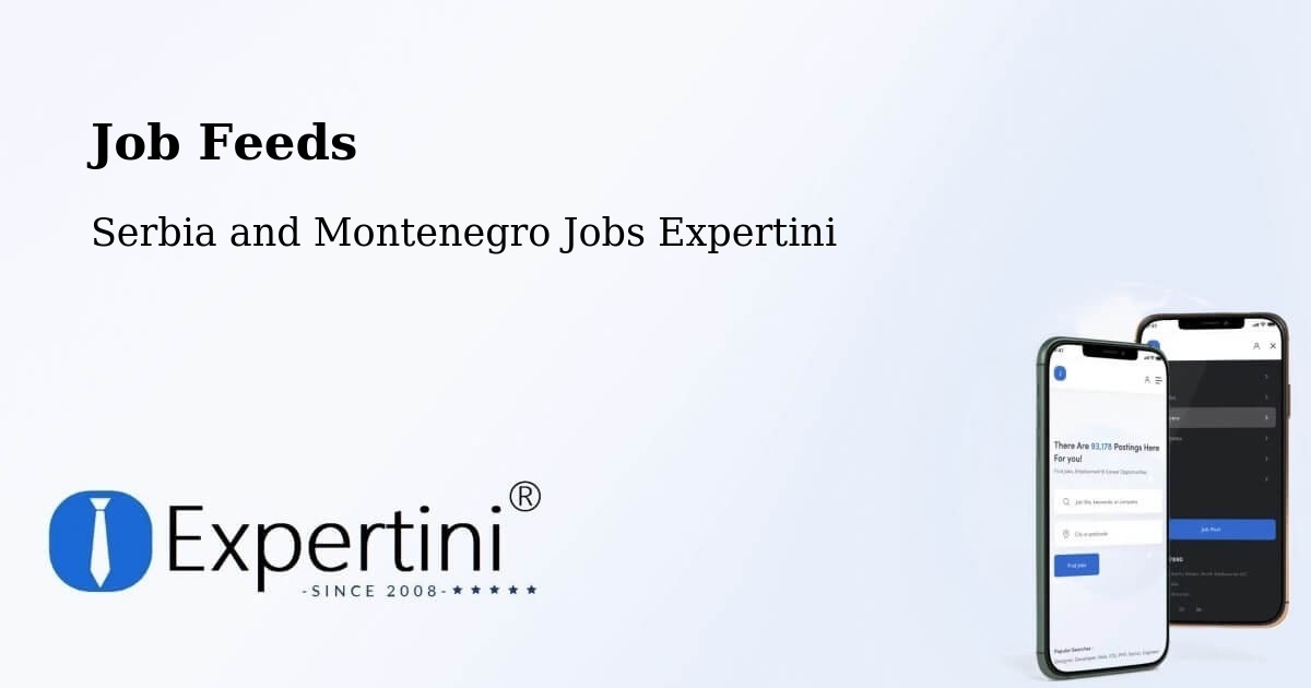 Job Listings Feed – Anmore - Serbia and Montenegro Jobs Expertini