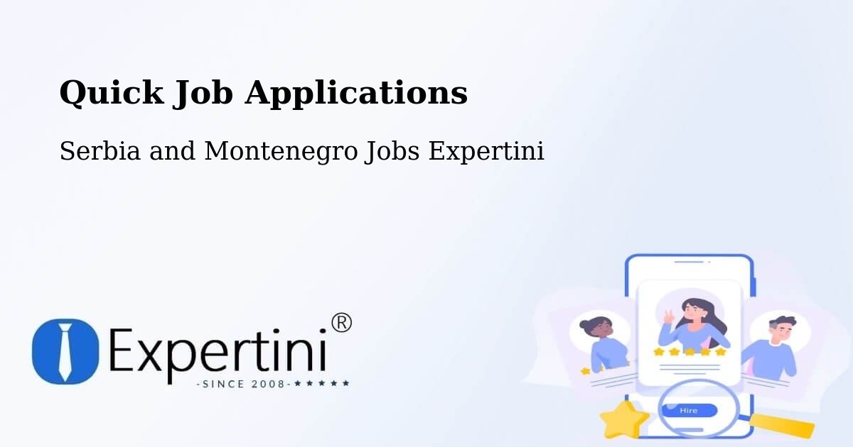 Quick Apply Feature – Anmore - Serbia and Montenegro Jobs Expertini
